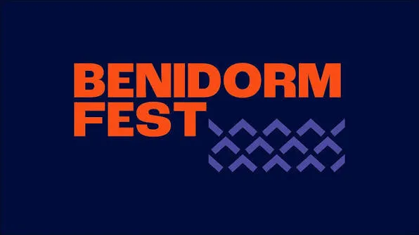 Logotipo genérico de Benidorm Fest sobre fondo azul marino